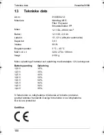 Preview for 100 page of Waeco PowerVac PV-100 Instruction Manual