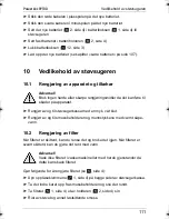 Preview for 111 page of Waeco PowerVac PV-100 Instruction Manual