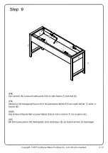 Preview for 17 page of Walker Edison B48PCSB Assembly Instructions Manual