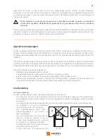 Preview for 9 page of WANDERS Elm User Manual And Installation Manual