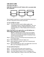 Preview for 8 page of Waring WTO450 Instructions Manual