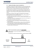 Preview for 13 page of Wassp WMB-3250 Installation Manual