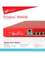 Watchguard Firebox M4600 Quick Start Manual preview