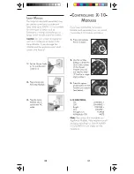 Preview for 21 page of X-10 MK19A Owner'S Manual