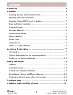 Preview for 3 page of X-10 Pro 2000 Installer'S Manual