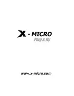 Preview for 44 page of X-Micro XPFA-128 Quick Start Manual