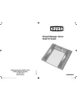 Xavax Anna Operating Instructions Manual preview
