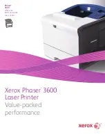 Xerox Phaser 3600 Quick Manual preview