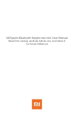 Xiaomi Mi Sports User Manual preview