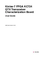 Xilinx Kintex-7 FPGA KC705 User Manual preview