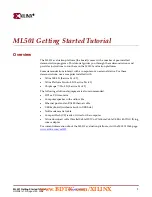 Preview for 7 page of Xilinx ML501 Getting Started Tutorial