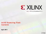 Xilinx VC707 Quick Start Manual preview