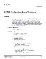 Preview for 5 page of Xilinx VC707 User Manual