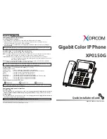Xorcom XP0150G Quick Installation Manual preview