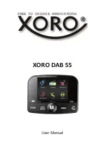 Preview for 1 page of Xoro DAB 55 User Manual