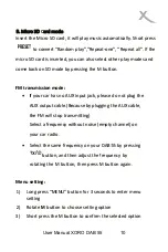 Preview for 11 page of Xoro DAB 55 User Manual
