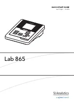 Xylem SI Analytics Lab 865 Quick Start Manual preview