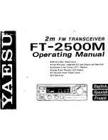 Preview for 54 page of Yaesu FT-2500M Instruction Manual