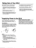 Preview for 3 page of Yamaha DD-8 Owner'S Manual