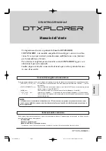 Preview for 3 page of Yamaha DTXPLORER Manuale Dell'Utente