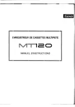 Preview for 4 page of Yamaha MT120 Manuel De Fonctionnement