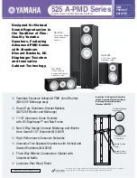 Yamaha NS-C525 Product Bulletin preview