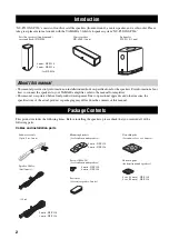 Preview for 4 page of Yamaha NS-P336 Owner'S Manual