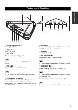 Preview for 9 page of Yamaha PJP-25URS User Manual