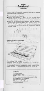 Preview for 2 page of Yamaha PortaSound PS-300 Guía Para Tocar