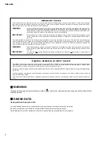 Preview for 2 page of Yamaha PortaTone PSR-A300 Service Manual