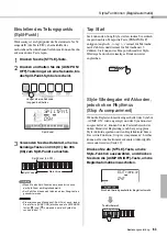 Preview for 63 page of Yamaha PSR-E423 Bedienungsanleitung