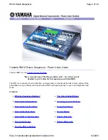 Yamaha RM1x User Manual preview