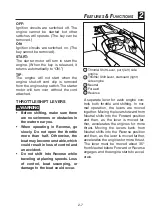 Preview for 37 page of Yamaha SX210 Owner'S/Operator'S Manual