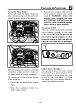 Preview for 45 page of Yamaha SX210 Owner'S/Operator'S Manual