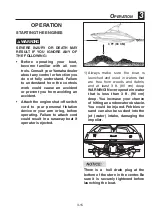 Preview for 69 page of Yamaha SX210 Owner'S/Operator'S Manual