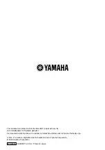 Preview for 50 page of Yamaha TOOLS for MY16-mLAN Installation Manual