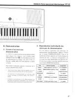 Preview for 7 page of Yamaha YPP-55 Manuel Du Propriétaire