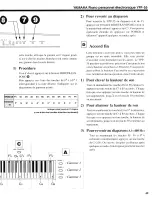 Preview for 9 page of Yamaha YPP-55 Manuel Du Propriétaire