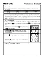 Preview for 3 page of Yamato DSR-200 Technical Manual