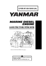 Yanmar 4JH3-TE Operation Manual preview