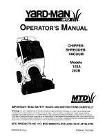 Yard-Man 103A Operator'S Manual preview