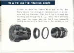 Preview for 8 page of Yashica Scope Manual