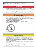 Preview for 5 page of YASKAWA SGM series Safety Precautions