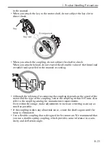 Preview for 25 page of YASKAWA SGM series Safety Precautions