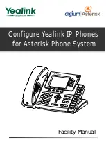 Yealink SIP-T28 Facility Manual preview