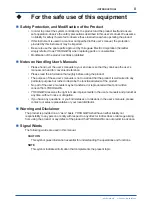 Preview for 3 page of YOKOGAWA FU20 User Manual