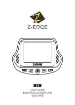 Z-EDGE S3 User Manual preview