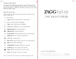 Preview for 2 page of Zagg FOLIO Instructions