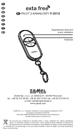 Preview for 1 page of Zamel P-257/2 Manual