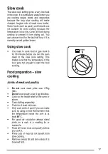 Preview for 17 page of Zanussi Electrolux CLASSIC/1 User Manual